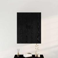 Wandkast Zwart Eiken 69,5 x 34 x 90 cm Bewerkt hout - thumbnail