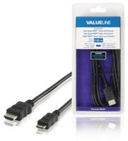 Valueline Vlmb34500b20 High Speed Hdmi-kabel met Ethernet Hdmi-connector - Hdmi Mini-connector 2,00 M Zwart - thumbnail