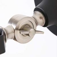 Mexlite Wandlamp cera 7647zw zwart - thumbnail