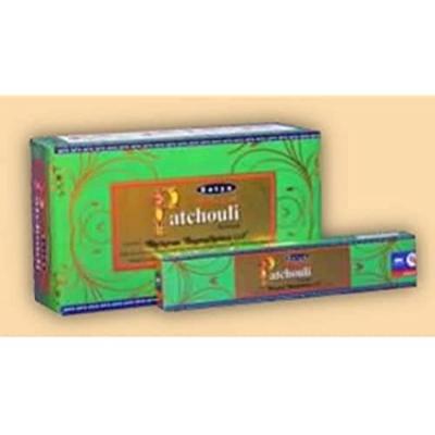 01445 Natural Patchouli - Satya Nag Champa Wierook Stokjes