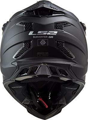 LS2 crosshelm "mx700 subverter evo noir", uitneembaar en wasbaar, ademend en hypoallergeen. helmet mx700 subv.evo noir xl matt black