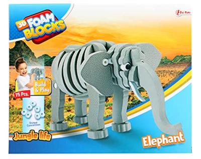 Toi Toys 3D puzzel foam Olifant Toi Toys 3D puzzel foam Olifant