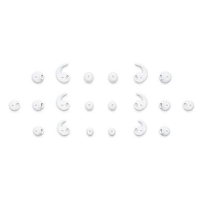 I am plus Buttons, draadloze Bluetooth in-ear hoofdtelefoon met geïntegreerde microfoon, goud en wit