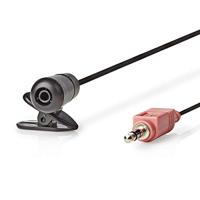Nedis MICCJ100BK Bedrade Microfoon Clip-on 3,5 Mm Zwart - thumbnail