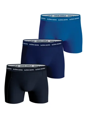 Bjorn Borg boxershorts cotton stretch 3-pack blauw