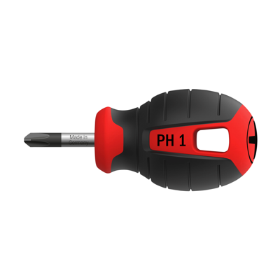 Hultafors Stubby Phillips Schroevendraaier PH1 - HU444115 Hultafors Stubby Phillips Schroevendraaier PH1 - HU444115
