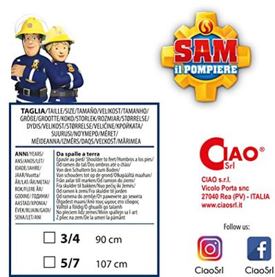 Brandweerman Sam Kostuum