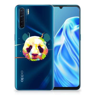 OPPO A91 Telefoonhoesje met Naam Panda Color OPPO A91 Telefoonhoesje met Naam Panda Color