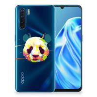 OPPO A91 Telefoonhoesje met Naam Panda Color - thumbnail