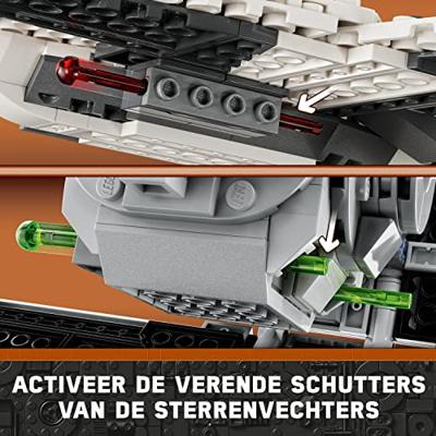 Lego Star Wars 75348 Mandalorian Fang Fighter vs Tie Interceptor