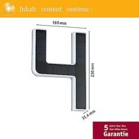 Paulmann 79845 4000870798454 Huisnummerlamp op zonne-energie Energielabel: G (A - G) 0.20 W Warmwit Zwart - thumbnail