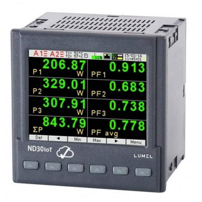 Lumel ND30IoT 1121MSM0 Digitaal DIN-railmeetapparaat Lumel ND30IoT 1121MSM0 Digitaal DIN-railmeetapparaat