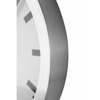 Wandklok/Tafelklok - aluminium - 'Station Stripe' - thumbnail