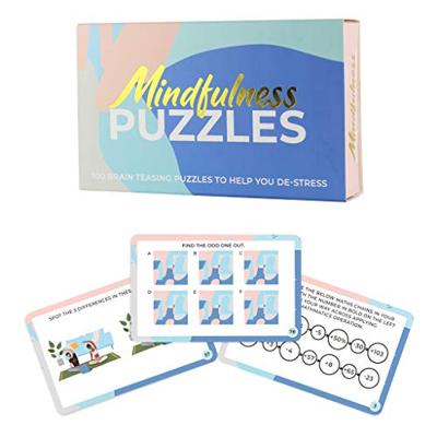 Gift Republic Mindfulness Brain Training Puzzles Kaarten