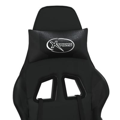 Gamestoel kunstleer zwart Gamestoel kunstleer zwart