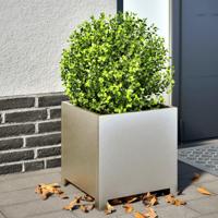 VidaXL Plantenbank 40x40x40 cm roestvrij staal - thumbnail