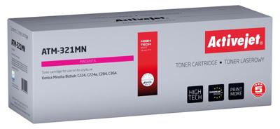 Activejet ATM-321MN tonercartridge (vervangt Konica Minolta TN321M; Supreme; 25000 pagina's; rood)