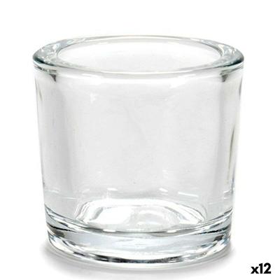 Kaarshouder Gift Decor Transparant Glas 6,5 x 6 x 6,5 cm (12 Stuks) Kaarshouder Gift Decor Transparant Glas 6,5 x 6 x 6,5 cm (12 Stuks)