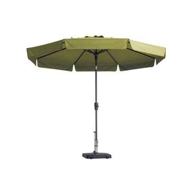 Stokparasol Flores dia. 300 cm sage green zonwering Madison - Madison Stokparasol Flores dia. 300 cm sage green zonwering Madison - Madison