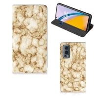 OnePlus Nord 2 5G | Standcase | Marmer Goud - thumbnail