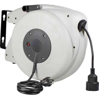 VeerKabelhaspel Vinyl H05VV-F 3x1,5 IP20 15m aansluitkabel 1,5m Schwabe