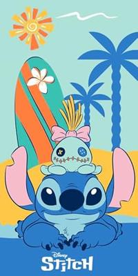 Stitch and Scrump Beach strandlaken 70 x 140 cm polyester Stitch and Scrump Beach strandlaken 70 x 140 cm polyester