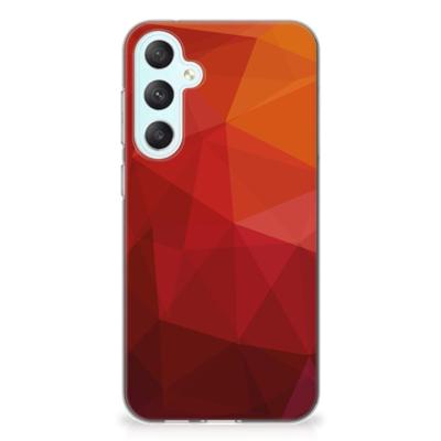 TPU Hoesje voor Samsung Galaxy S23 FE Polygon Red TPU Hoesje voor Samsung Galaxy S23 FE Polygon Red