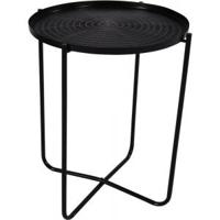 El Hierro bijzettafel zwart 50 cm - thumbnail