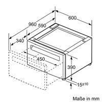 Bosch WMZPW20W ErgoLade Wasmachine accessoire - thumbnail