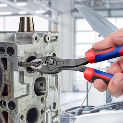 Knipex Frontgrijptang | lengte 200 mm | gepolijst meercomponenten mantels | zwart gefosfateerd | 1 stuk - 82 02 200 - 82 02 200 - thumbnail