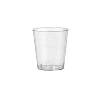 Duni wegwerp shotglas 30 ml 20 stuks transparant - thumbnail