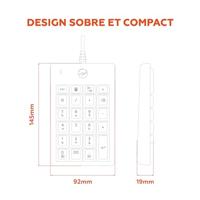 MOBILITY LAB toetsenbord - USB - zwart - netbook - thumbnail