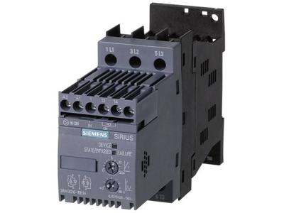 Siemens 3RW30141BB14 Softstarter S00, 6,5A, 3kW/400 V, 40 graden, AC 200 - 480 V, AC/DC 110 - 230 V 1 stuk(s)