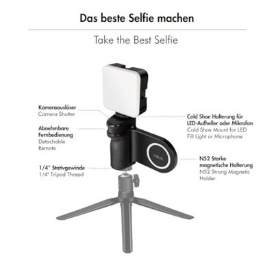 LogiLink AA0173 USB-C Smartphone-standaard Zwart Geschikt voor model: alle Smartphones