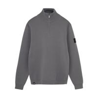 Rellix winter sweater jongens - grijs - rits, gebreid - thumbnail