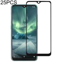 25 stuks voor Nokia 7 2 Full cover ScreenProtector gehard glas film - thumbnail