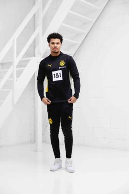 Borussia Dortmund 1/4 Zip Trainingspak Senior 2024/2025 Zwart - Maat XL - Kleur: Zwart | Soccerfanshop