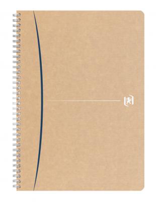 Oxford Touareg spiraalschrift, 180 bladzijden, ft A4, gelijnd, geassorteerde kleuren