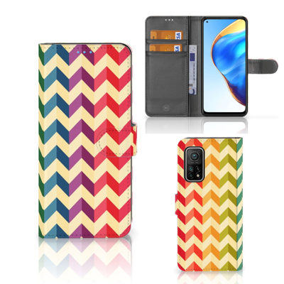 Xiaomi Mi 10T Pro | Mi 10T | Telefoon Hoesje | Zigzag Multi Color