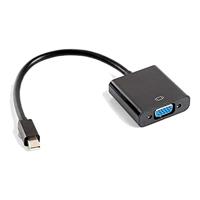 Lanberg AD-0006-BK video kabel adapter 0,2 m VGA (D-Sub) Mini DisplayPort Zwart - thumbnail