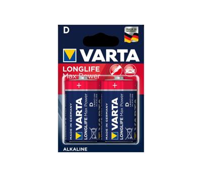 VARTA Longlife Max Power D Mono LR20 Batterij (verpakking met 2 stuks) Alkaline Batterijen – Made in Germany – ideaal voor speelgoed en dagelijks gebruikte apparaten