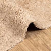 Hoogpolig vloerkleed NAVARRA 60x100 cm polyester beige - thumbnail
