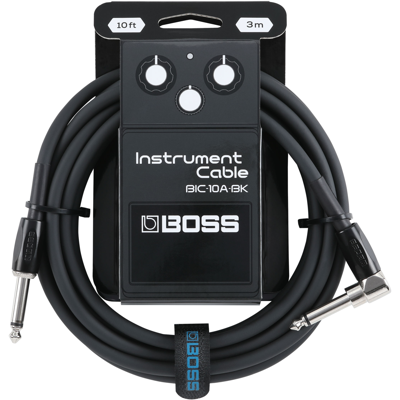 Boss BIC-10A Black instrumentkabel 3m recht-haaks Boss BIC-10A Black instrumentkabel 3m recht-haaks