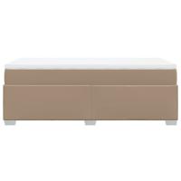 Boxspring met matras kunstleer cappuccinokleurig 80x200 cm - thumbnail