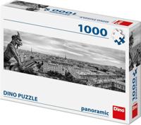 DinoToys Dino puzzel - panorama parijs van de notre-dame - 1000 stukjes - thumbnail