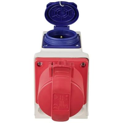 Sygonix SY-6271370 CEE-wandcontactdoos 16 A 5-polig 415 V/AC 1 stuk(s)