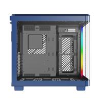 Montech king 95 midi tower behuizing (blauw | 2x usb-a | 1x usb-c | rgb | tempered glass) - thumbnail