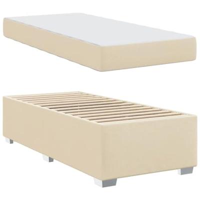 Bedframe Crème 80 x 200 cm Stof