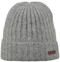 Barts Haakon Turnup Muts Heren Heather Grey OS - thumbnail