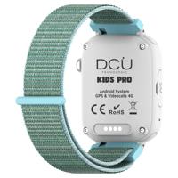 DCU TECNOLOGIC Smartwatch voor kinderen met Android-systeem – Whatsapp – GPS-lokalisatie – videogesprekken – SOS-knop – kinderbeveiliging – kleur: groen, Normaal - thumbnail